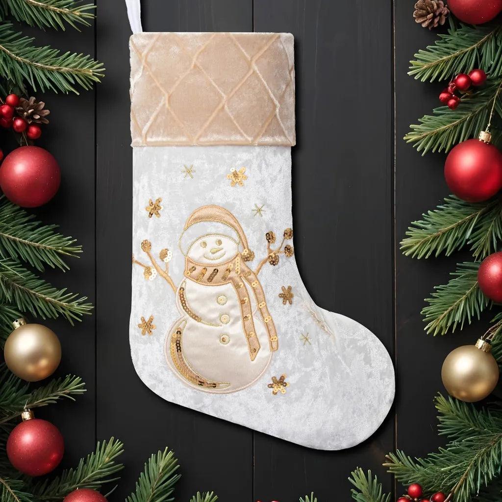 Velvet Stocking Collection - Embroidered Christmas Stockings with Personalisation