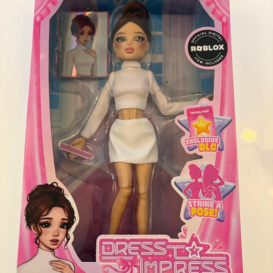 Dress To Impress Fashion Doll – Lana the Nail Tech with DLC Code & Collector Card