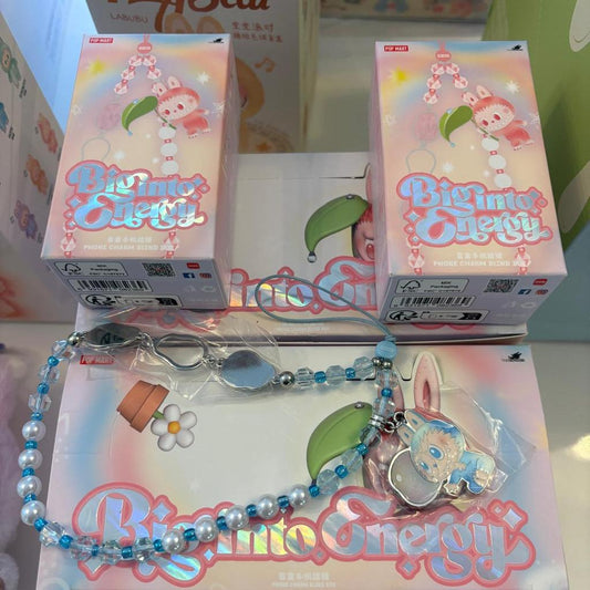 Labubu Big Into Energy Phone Charm Pendant – Choose Your Character (Guaranteed Sealed Blind Box)