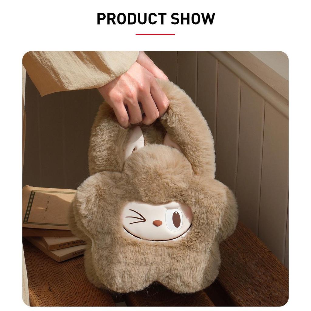 Labubu The Monsters Classic Series Plush Flower Cross-body Bag