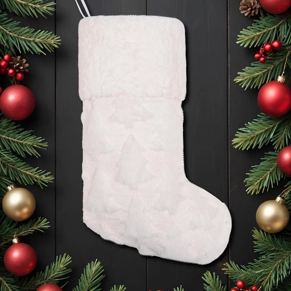 Luxury Bouclé Sequin Christmas Stocking Collection