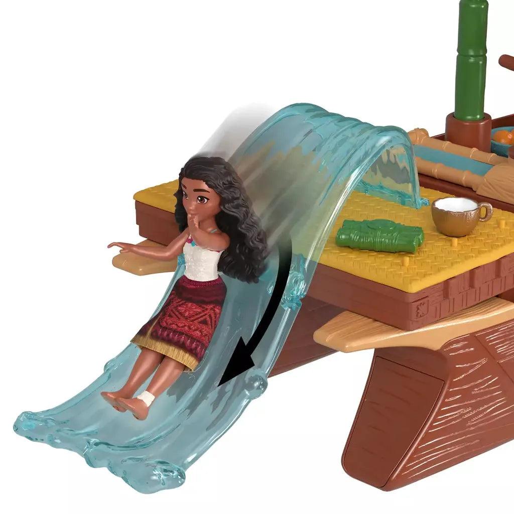 Moana’s Adventure Canoe Play Set – Disney Moana 2 Wayfinding Toy Set