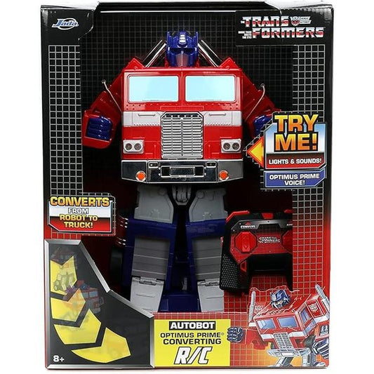 Transformers Optimus Prime Converting RC Vehicle – Auto-Transforming Robot with Lights & Sounds